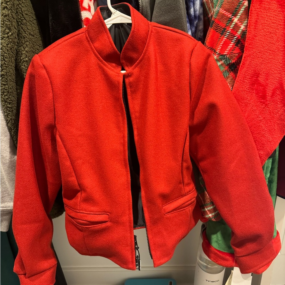 Schafer Outfitter wool jacket Red NWT XS